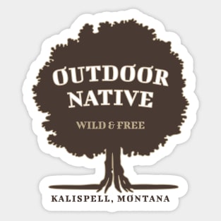 Outdoor Native Apparel and Accessories Sticker
